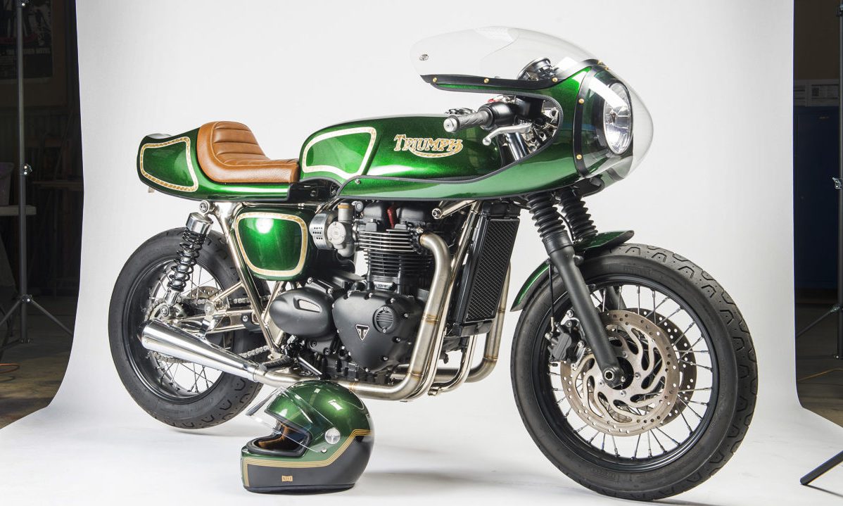 Triumph Bonneville T120 custom rickman