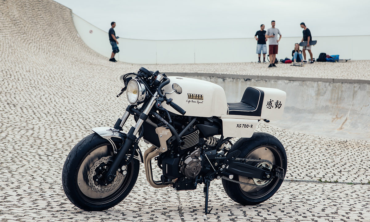 Yamaha XRS700 cafe racer yardbuilt