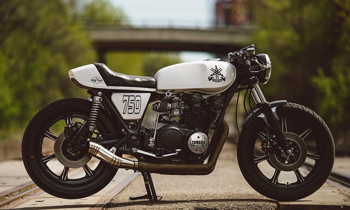 Yamaha XS750 cafe racer